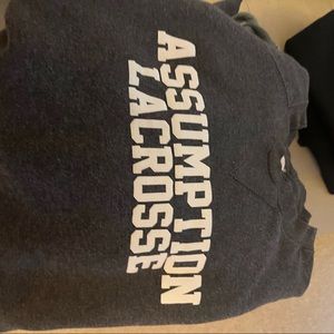assumption crewneck